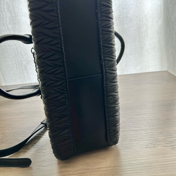 Steve Madden Black Handbag with Texture NWT - Picture 7 of 13